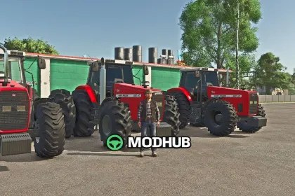 Трактор Massey Ferguson 680 HD Advanced V2.1 для FS25