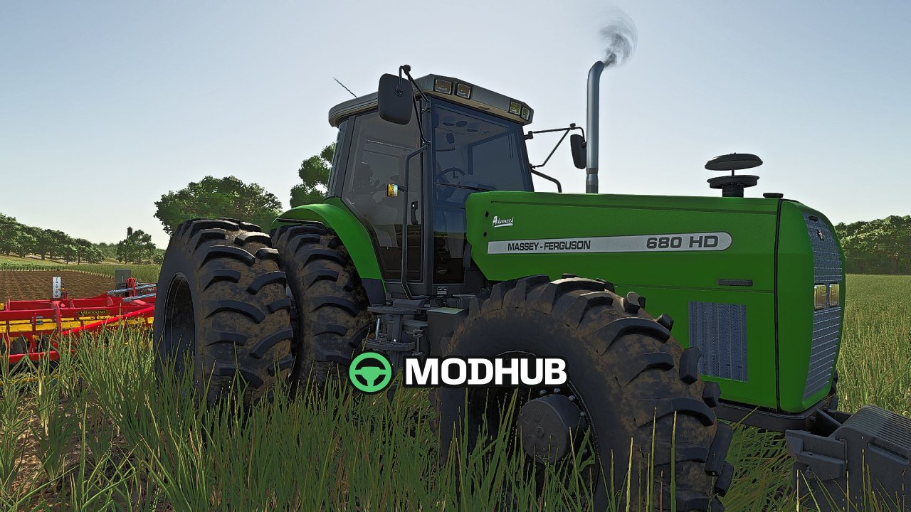 Трактор Massey Ferguson 680 HD Advanced V2.1 для FS25