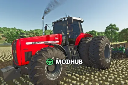 Трактор Massey Ferguson 680 HD Advanced V2.1 для FS25 — 4