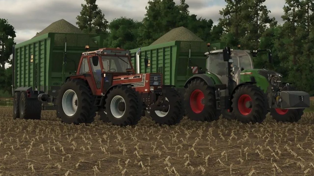Причіп для силосу Hawe SLW Series для Farming Simulator 25