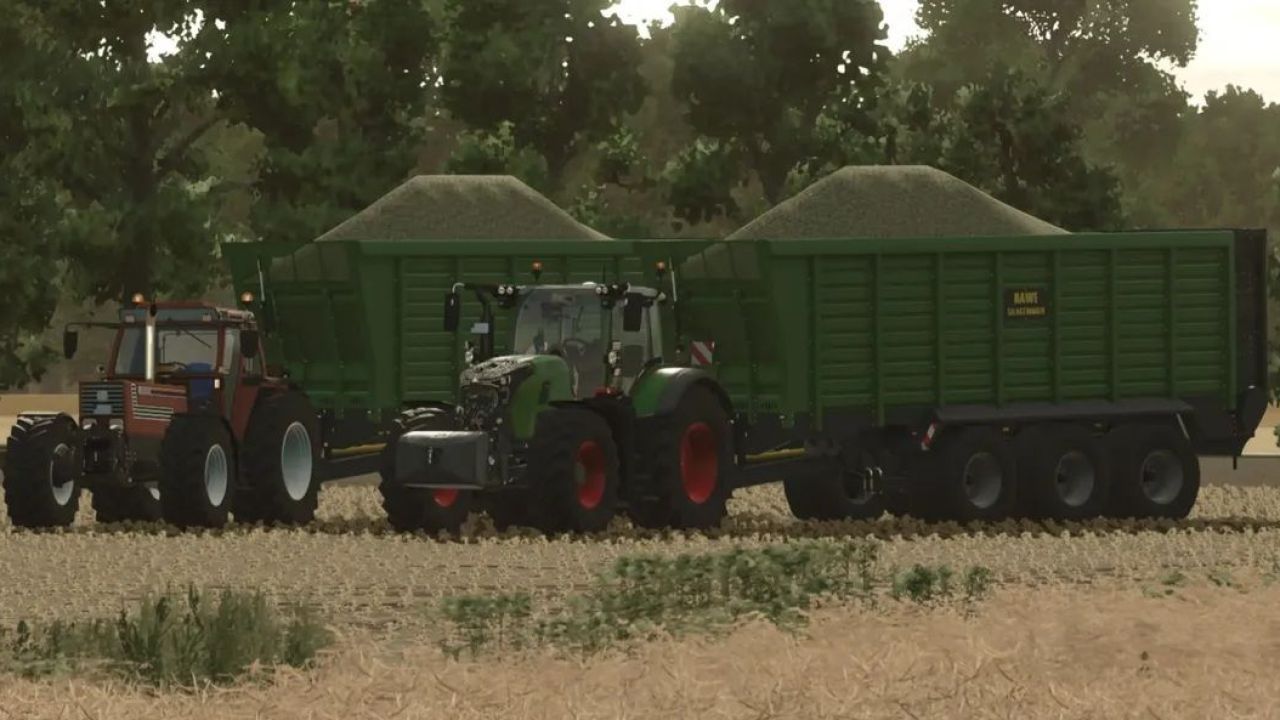 Причіп для силосу Hawe SLW Series для Farming Simulator 25