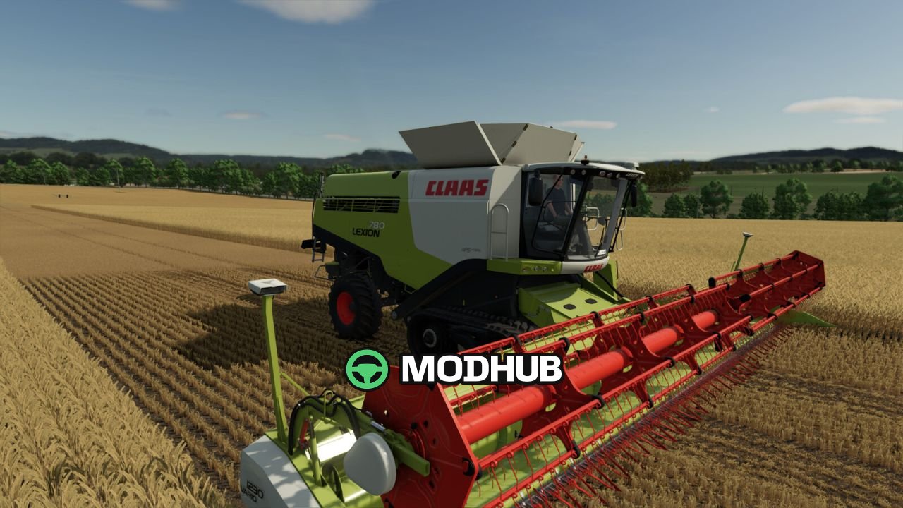 Комбайн CLAAS Lexion 600-700 Series Gen2 V1.0 для FS25