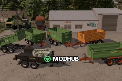 Причіп Pronar T679 для FS25