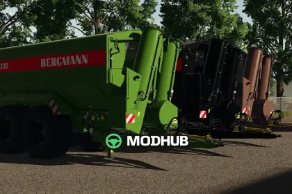 Причіп Bergmann GTW 330 для FS25 — 2