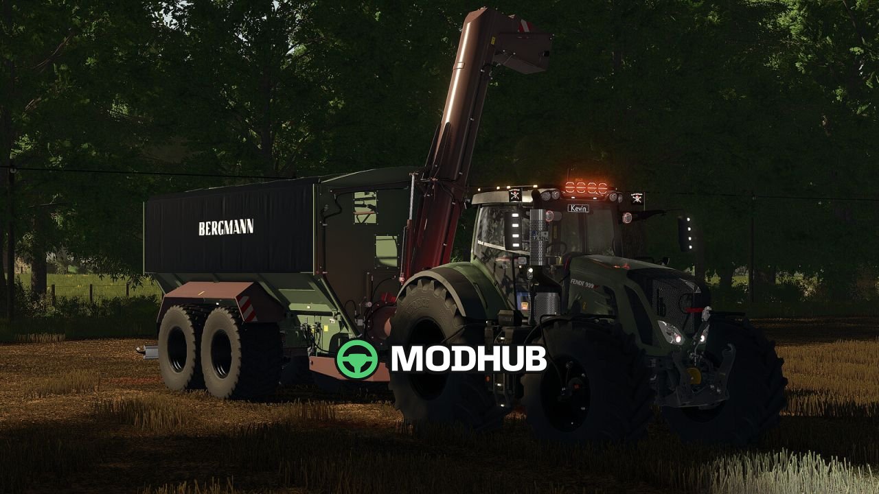 Причіп Bergmann GTW 330 для FS25