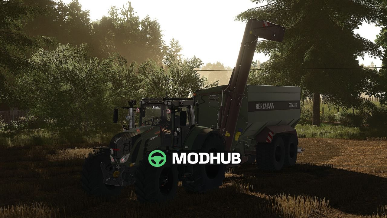 Причіп Bergmann GTW 330 для FS25