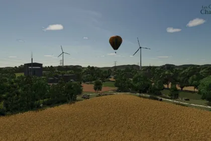 Atmosphärische Französische Karte Les Grandes Chaumes für Farming Simulator 25 — Große Felder und Freies Bauen — 4