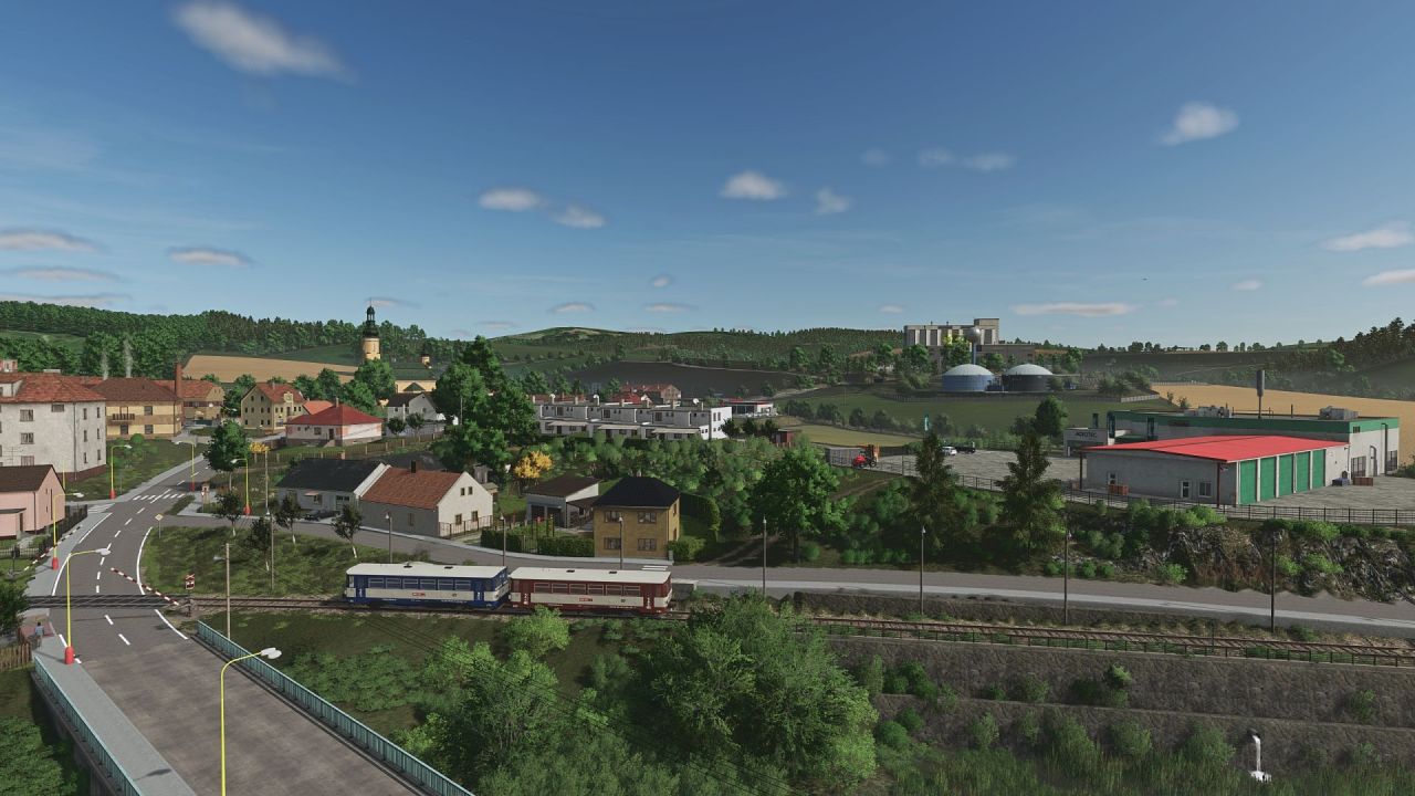 Atmosphärische Französische Karte Les Grandes Chaumes für Farming Simulator 25 — Große Felder und Freies Bauen