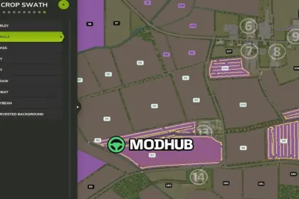 Скрипт Show Swath V1.0 для FS25 — 2