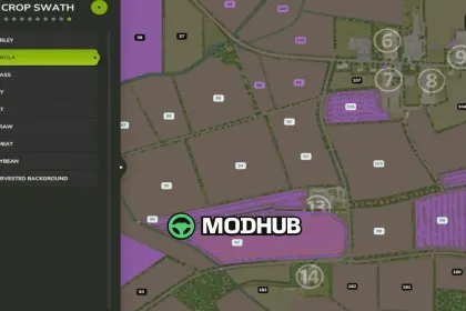 Скрипт Show Swath V1.0 для FS25 — 3