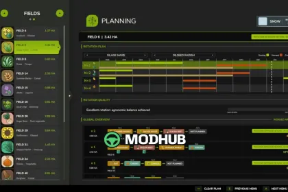 Скрипт Realistic Crop Rotation V1.0 для FS25 — 2