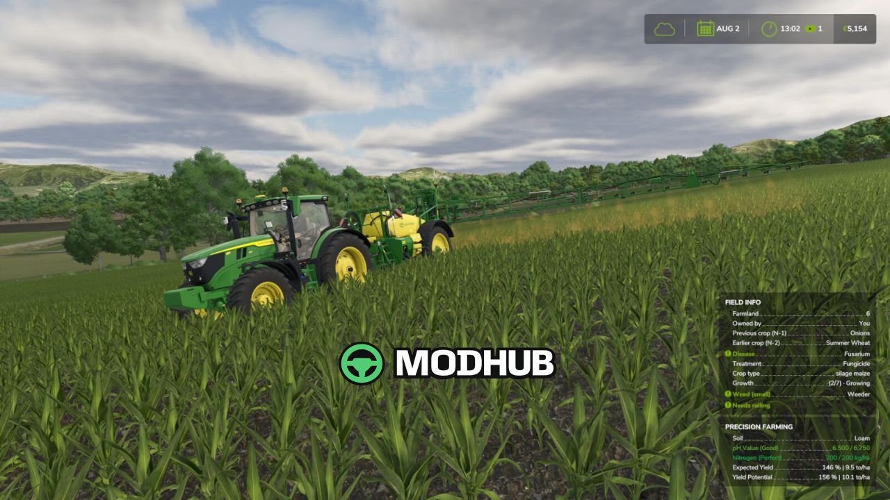 Скрипт Realistic Crop Rotation V1.0 для FS25