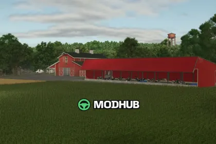 Корівник Monoslope Beef Barn V1.0 для FS25 — 4