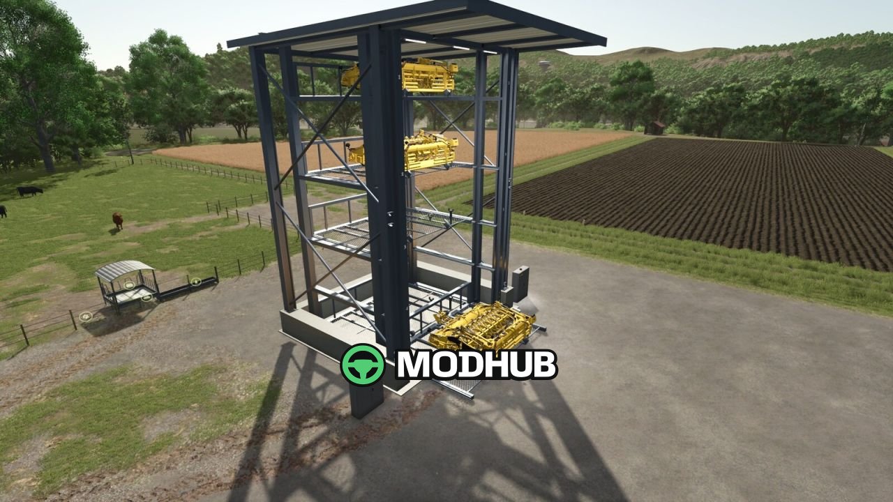 Склад для жниварки ROPA Header Storage V1.0 для FS25