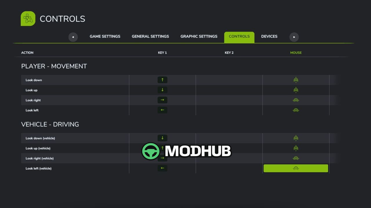Скрипт Game Controls Search V1.0 для FS25