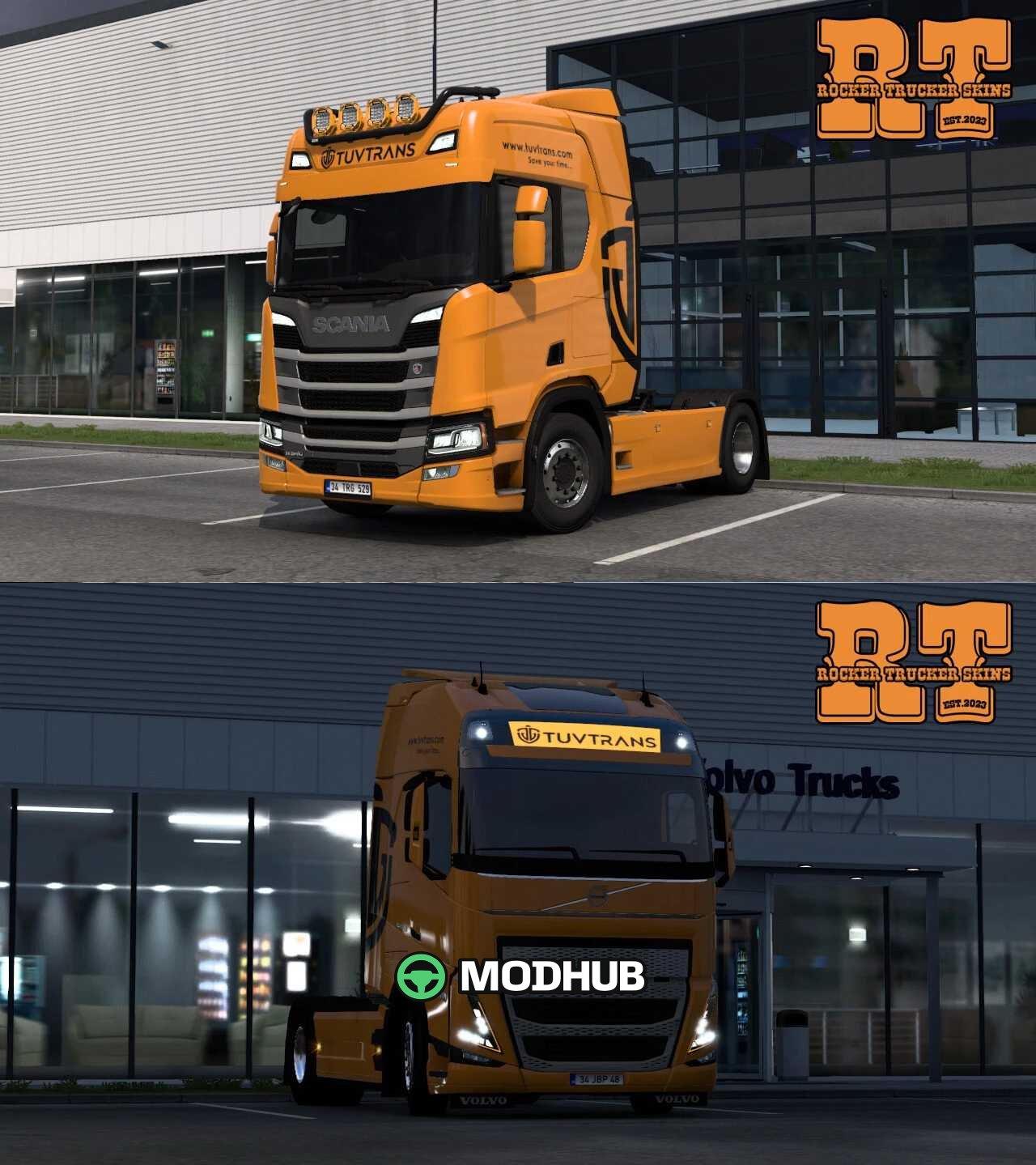 Скін-пак Tuv Trans v1.0 для ETS2