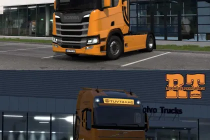 Скін-пак Tuv Trans v1.0 для ETS2 — 2