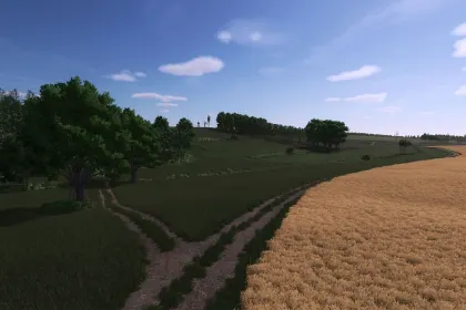 Реалістична Карта Čížkov (Vysočina) для Farming Simulator 25 — 94 Поля та Виробництва
