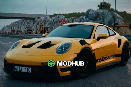 Автомобіль Porsche 911 GT3 RS 2023 v1.61 для ETS2