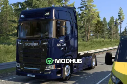 Скін CMA CGM Scania S BEV для ETS2 v2.0 — 6