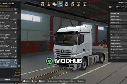 Пакет двигунів і трансмісій v1.61 для ETS2