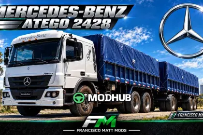 Вантажівка Mercedes-Benz Atego 2428 v1.0 для ETS2