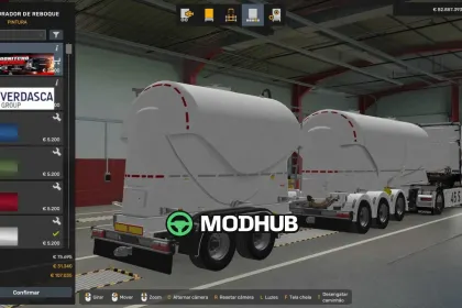 Причіп SCS Silo 8K з шаблоном для ETS2 — 4