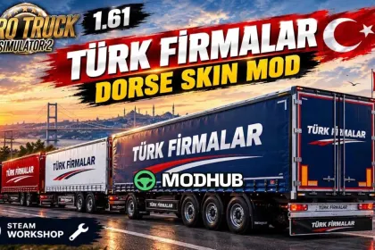 Причіп SCS Trailers Turkish Companies Skin v1.0 для ETS2