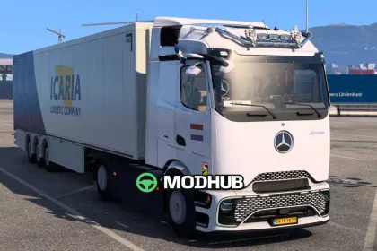 Вантажівка Mercedes-Benz eActros MP6 Diesel v2.0.37 для ETS2