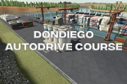 Aktualisierter AutoDrive Dondiego für Farming Simulator 25 — Präzise Routen und Vollautomatisierung