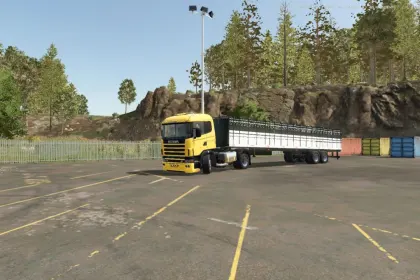 Efektywny Przyczep 2-Axle do Transportu Bydła — Dwuosiowy Przyczep do Transportu Bydła w FS25 — 1