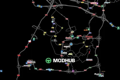 Карта Silesia Rebuild in Poland with PR v1.7.6 для ETS2 — 4