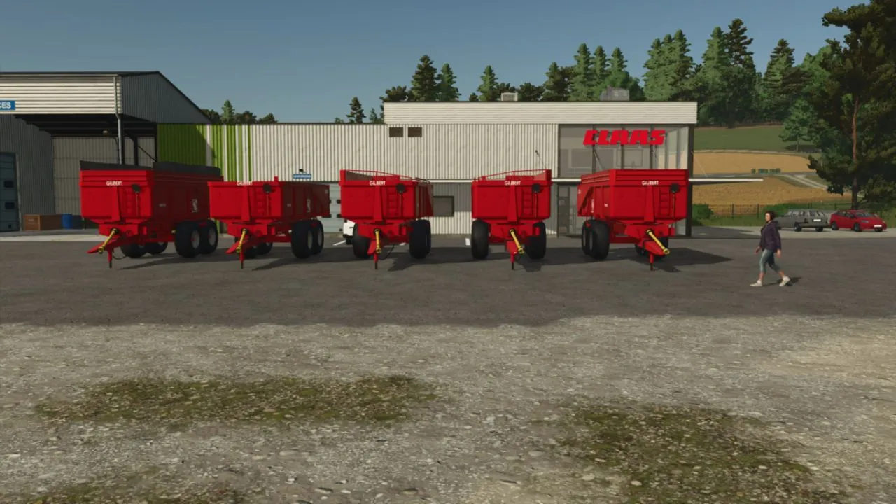 Effizienter Gilibert PRO1300 Kipper mit 125–165 t für Farming Simulator 25