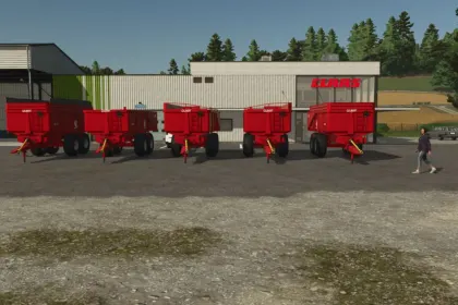 Effizienter Gilibert PRO1300 Kipper mit 125–165 t für Farming Simulator 25 — 1