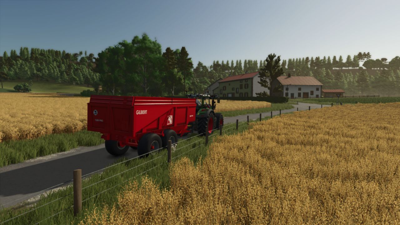 Effizienter Gilibert PRO1300 Kipper mit 125–165 t für Farming Simulator 25