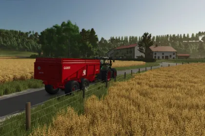 Effizienter Gilibert PRO1300 Kipper mit 125–165 t für Farming Simulator 25 — 2