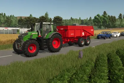 Effizienter Gilibert PRO1300 Kipper mit 125–165 t für Farming Simulator 25 — 4