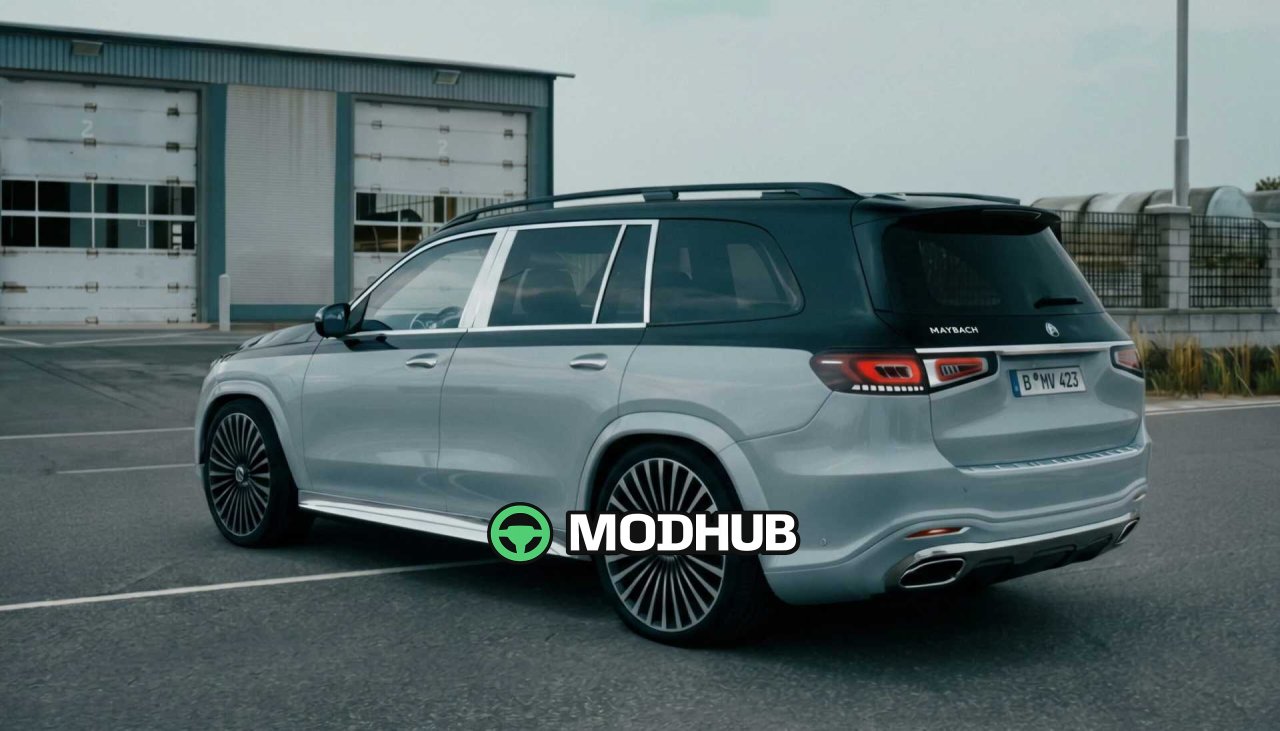 Автомобіль Mercedes-Benz GLS Maybach 2023 v1.61 для ETS2