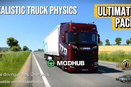 Фізичний мод Realistic Truck Physics Ultimate Pack v1.10 для ETS2
