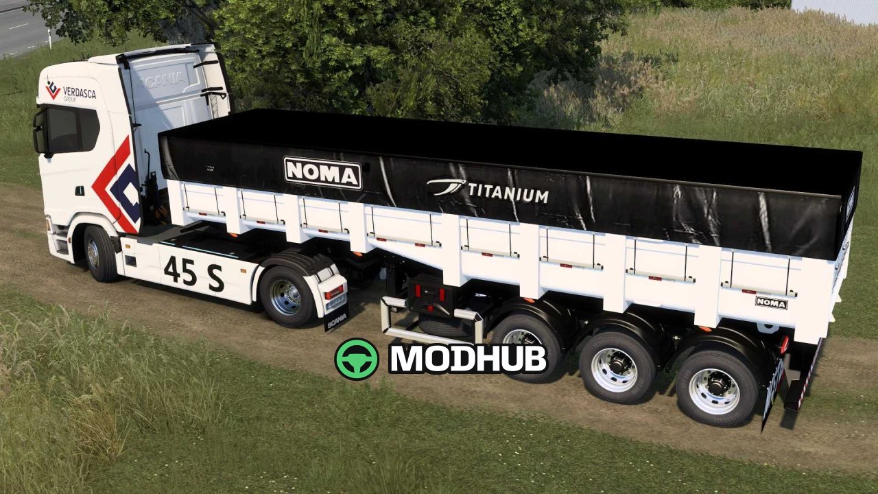 Причіп BASCULANTE NOMA TITANIUM BOB TUTORIAIS для ETS2