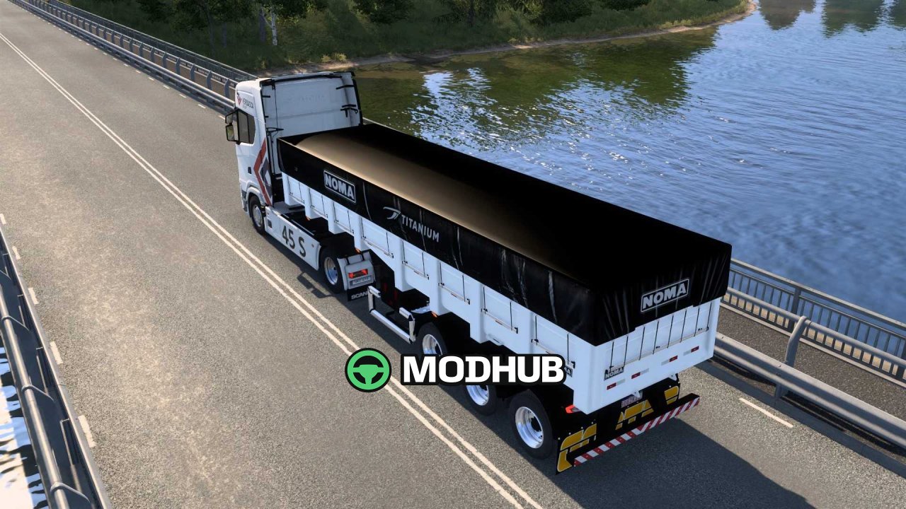 Причіп BASCULANTE NOMA TITANIUM BOB TUTORIAIS для ETS2