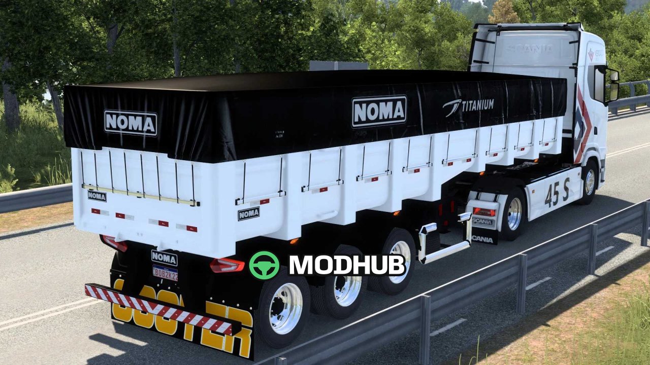 Причіп BASCULANTE NOMA TITANIUM BOB TUTORIAIS для ETS2