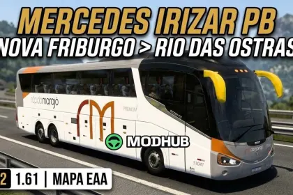 Автобус Irizar PB 6×2 Mercedes-Benz 1.61 для ETS2