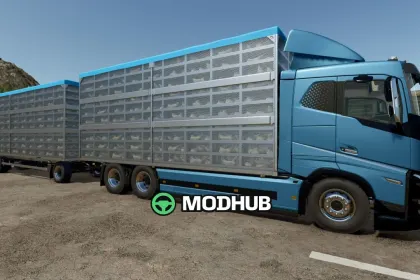 Вантажівка Volvo FH16 для перевезення курей для FS25