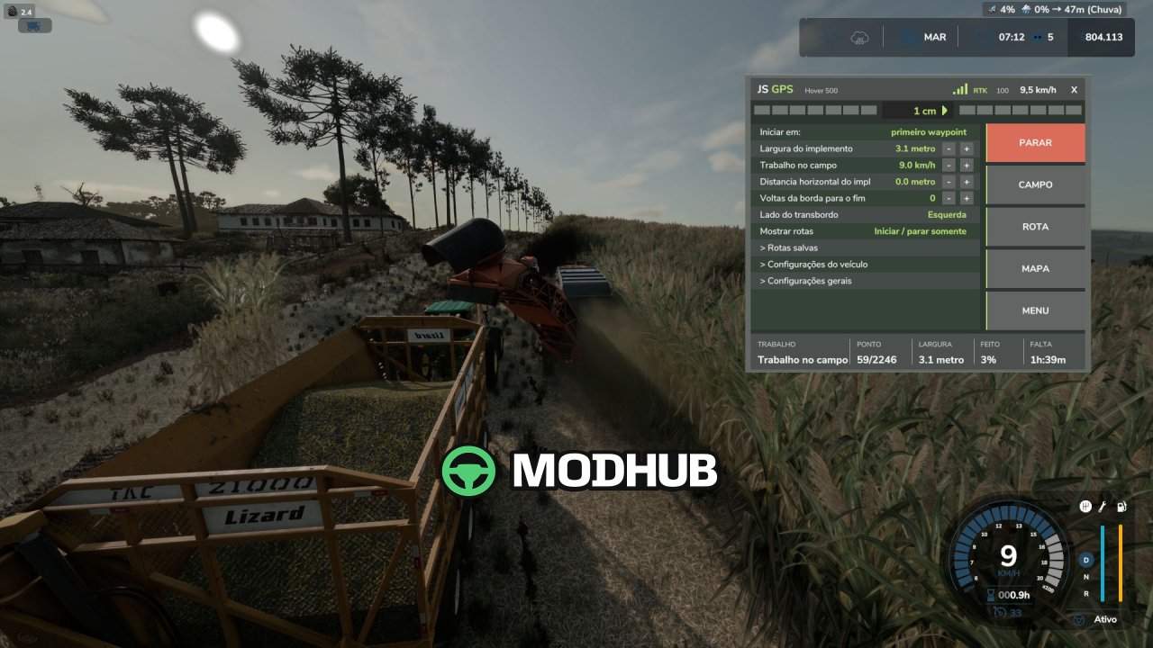 Скрипт JS GPS v1.0 для FS25