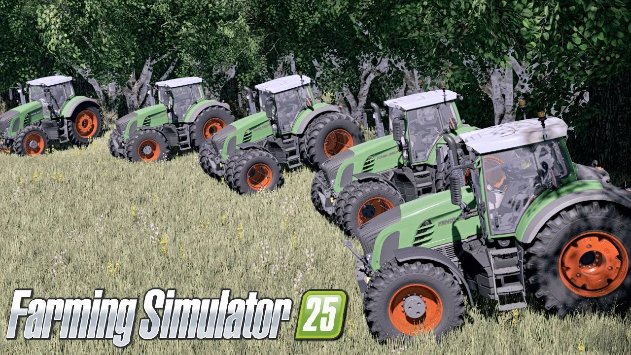 Leistungsstarker Traktor Fendt 900 Vario Com 3 für Farming Simulator 25 — Maximum Komfort und Zugkraft