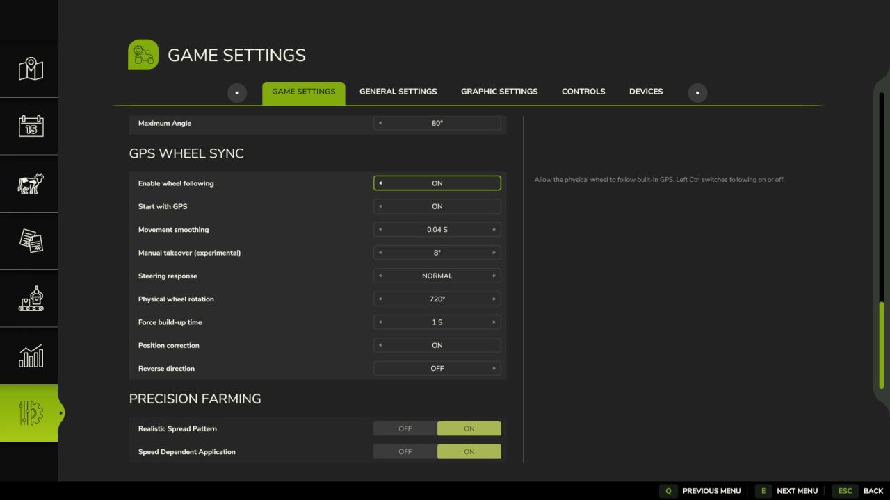GPS Wheel Sync: Sincronizzazione Volante per Farming Simulator 25