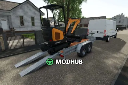 Міні-екскаватор CASE CX18D для FS25