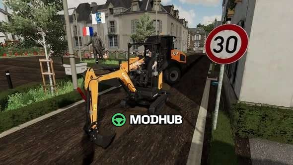 Міні-екскаватор CASE CX18D для FS25
