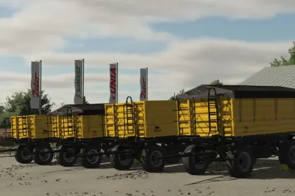 Efektywny Przyczep Wielton 10-12T — Duża Pojemność i Wiele Konfiguracji dla FS25 — 1